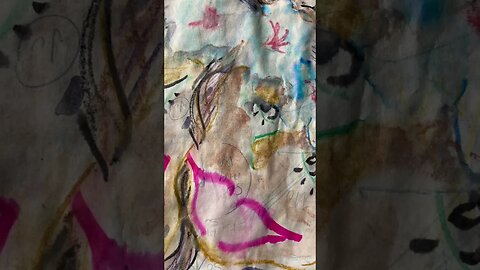 Almond Blossom playful sketches #earlyspringblooms #botanicalillustraction #colorfullife #watercolor