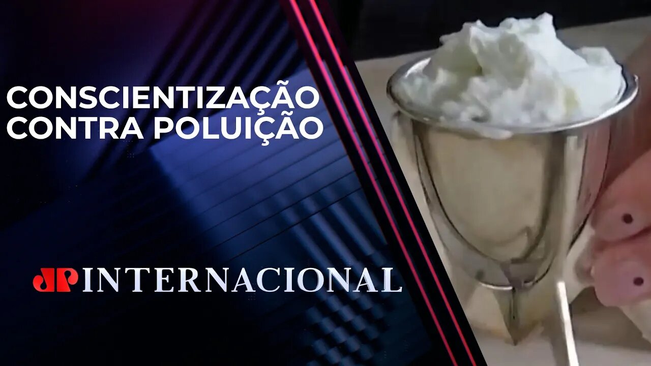 Designer cria sorvete com resíduos de plástico | JP INTERNACIONAL