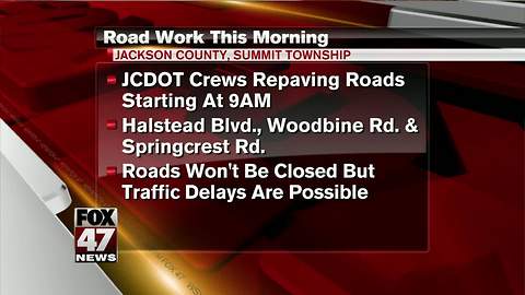 Crews to start paving roads in Jackson County