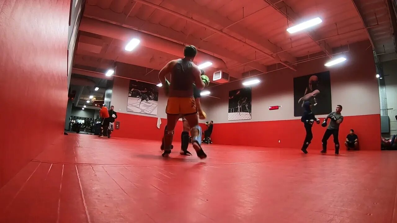 Kickboxing Sparring 20 January 22 Ben v Carlo