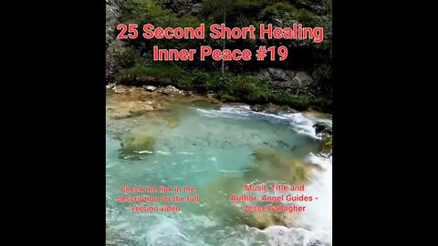 25 Second Short Healing Inner Peace | Meditation Music | Angel Guides | #19 #Meditation #shorts
