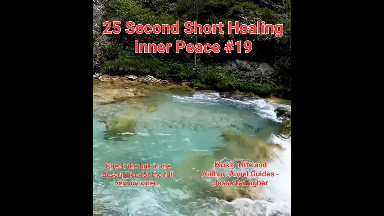 25 Second Short Healing Inner Peace | Meditation Music | Angel Guides | #19 #Meditation #shorts