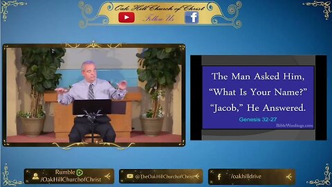 Oak Hill Church of Christ 3-26-23 Message: "Wrestling With God"