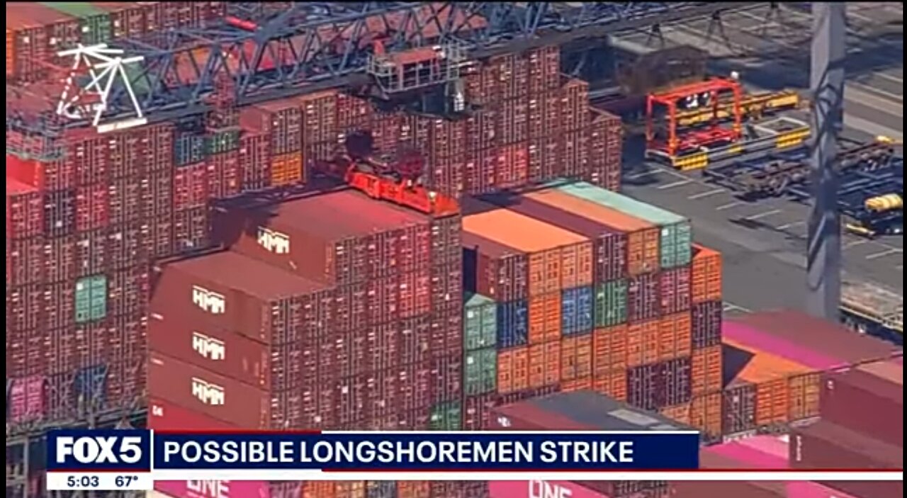 US East Coast dockworkers strike, halting half the nation's ocean shipping