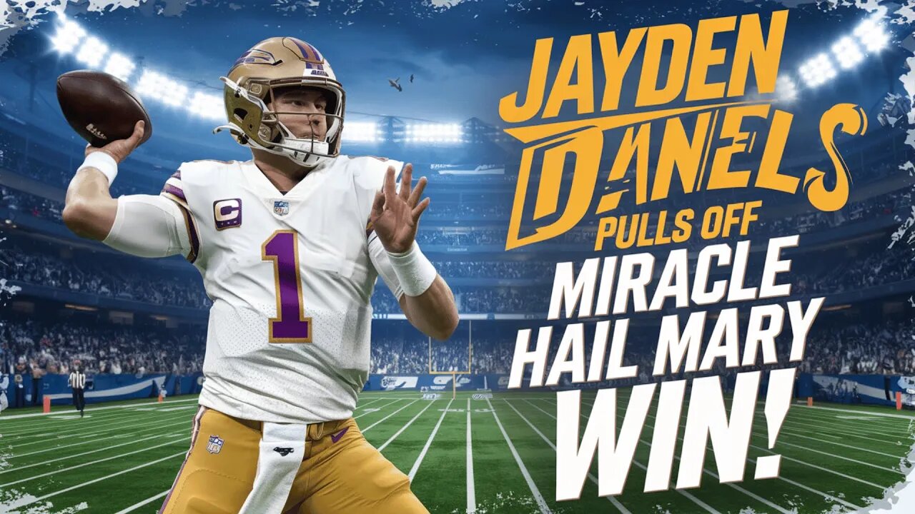 MIRACLE FINISH! Jayden Daniels Throws Insane Last-Second Hail Mary