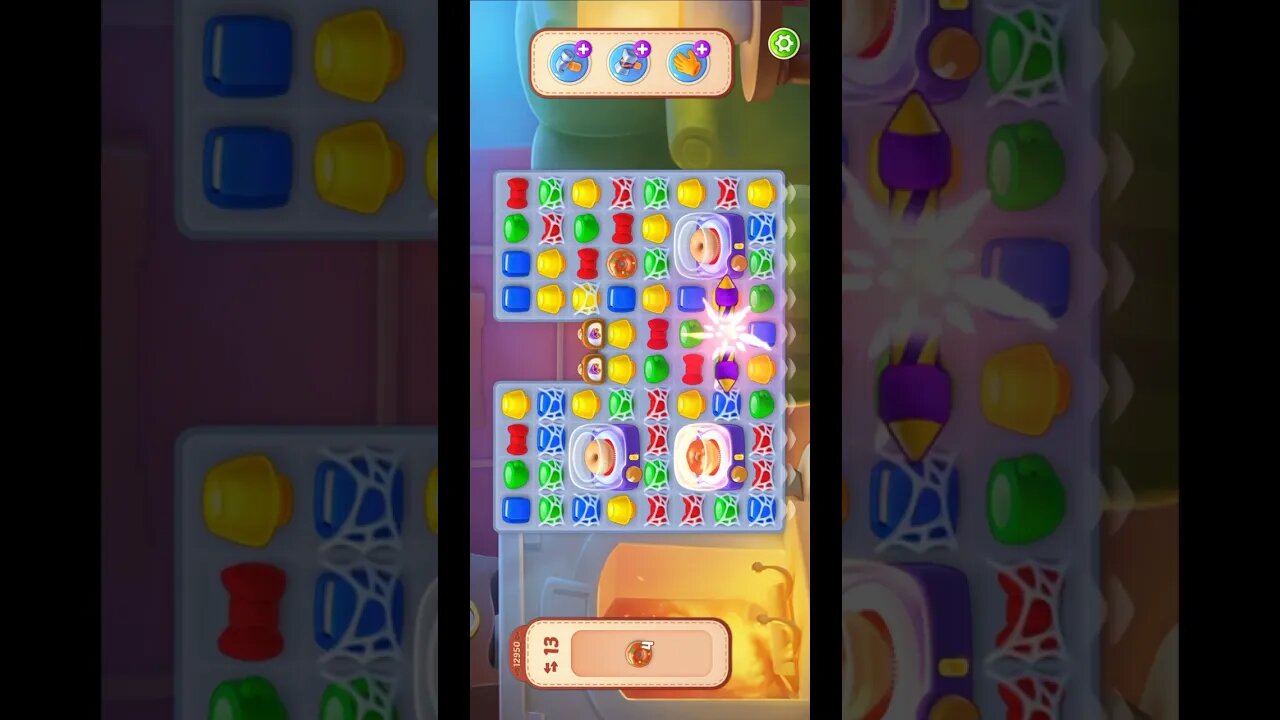 Shorts Playrix Homescapes Gameplay Walkthrough Level 12950-010