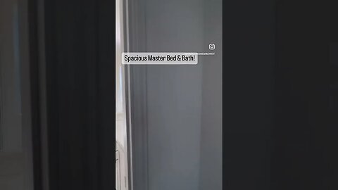 Spacious Master Bed & Bath!