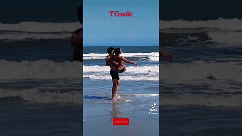 Beach Acro #beach #acrodance #countrydance #swingdance #coupledance #beachlife #shorts