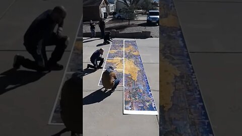 60,000 Piece Puzzle build! #puzzle #shorts #puzzles #jigsawpuzzles
