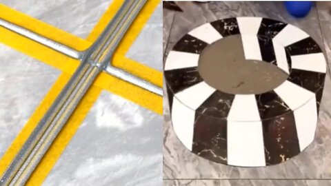 Amazing, Oddly Satisfying Tile Hacks, Calm Relaxing Music - Meditation & Stress Relief - #trending