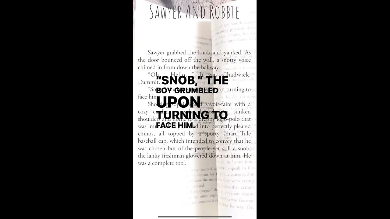 Snobby ex-roomates in Sawyer And Robbie