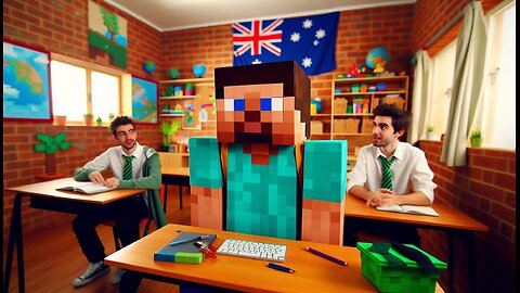 Real-Life Minecraft Steve's First Day at School – Watch His Hilarious Adventures Unfold!