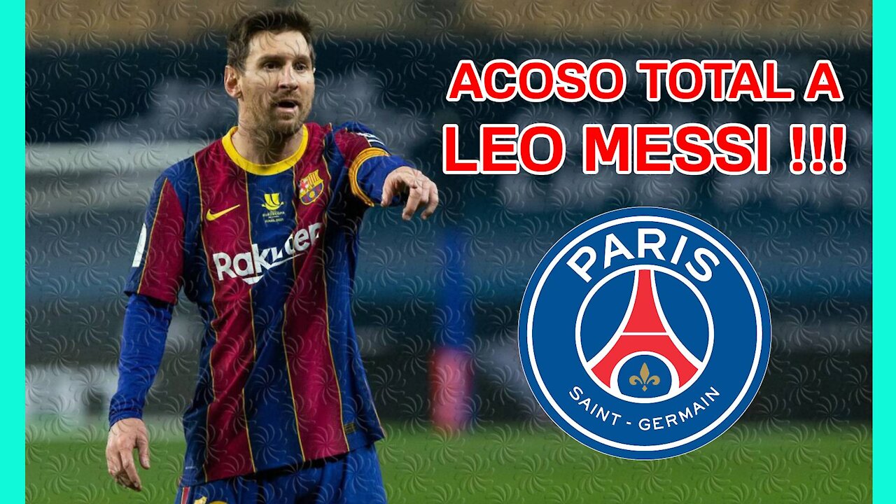 LEO MESSI ACOSADO por el PSG y el BARÇA indignado con los PARISINOS: ganas de CHAMPONS!