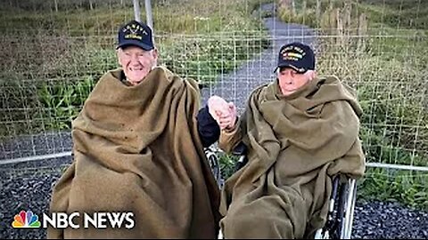 World War II veterans return to Normandy nearly 80 years later