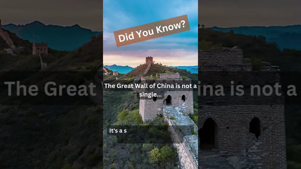 Unveiling the Secrets of the Great Wall of China #creazyland #traveler