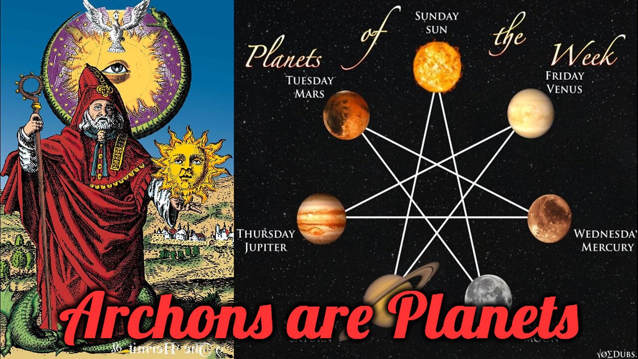 Astrology is a Soul Trap Program: The Archons are the 7 Planets. And you are Bound to Flesh