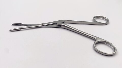 Knight nasal dressing forceps - serrated jaws