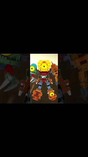 Plants vs. Zombies Lego Toy #2 #shorts @cartoonfun0 @peacannon