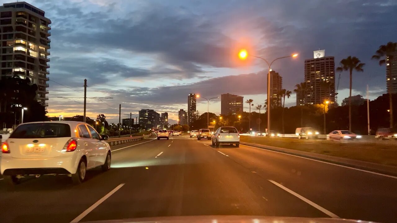 Austria Night Drive 4K || GOLD COAST - QUEENSLAND || 4K HDR