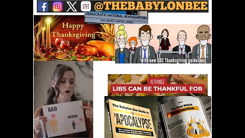 Happy Thanksgiving from Babylon Bee & SNL & South Park 9m