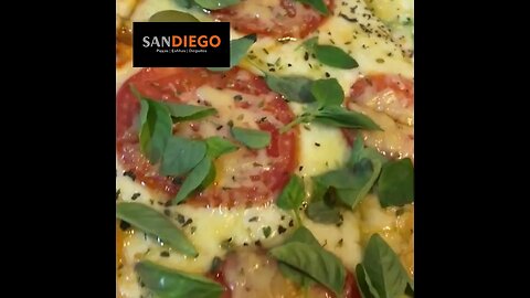 Conteúdo para Redes sociais da San Diego Salvador Pizzaria.