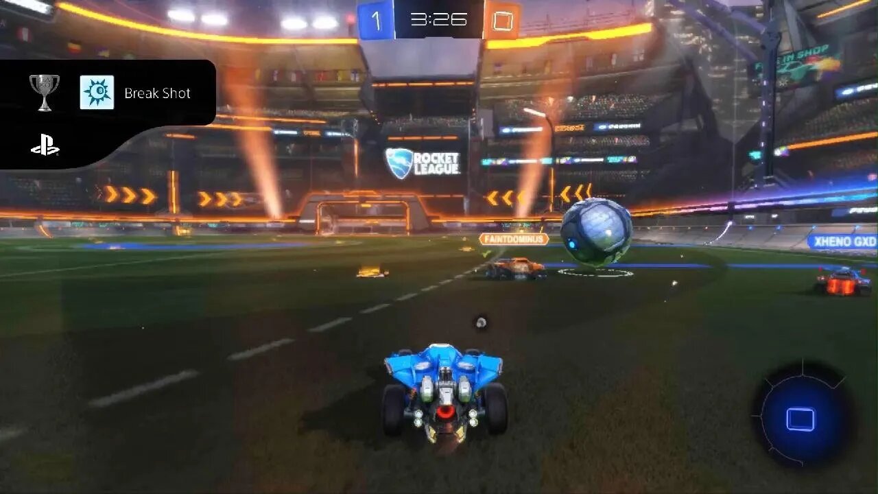 Rocket League pushen threw