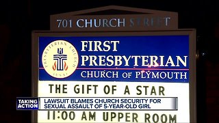 Plymouth church sued after five-year-old girl sexual assaulted inside on Palm Sunday