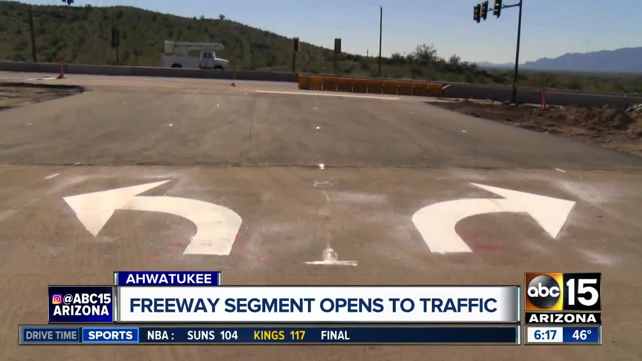 Portion of South Mountain Freeway opens