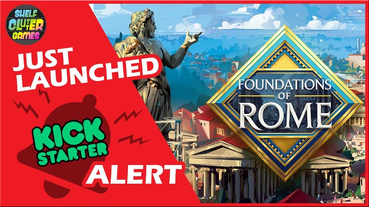 🚀️ Foundations of Rome by Arcane Wonders | Kickstarter Board Game Alert