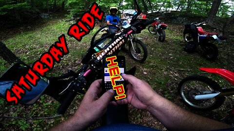 DRZ400 CRF250 and Magician 250 Saturday Ride. LED headlight, 12v outlet.