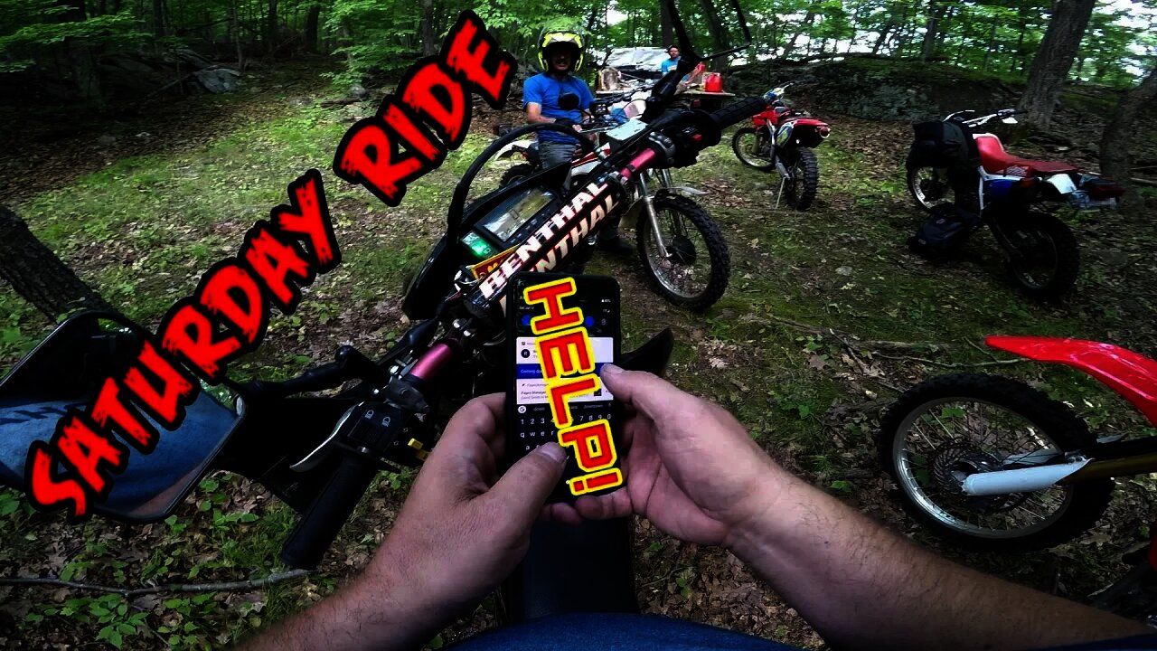 DRZ400 CRF250 and Magician 250 Saturday Ride. LED headlight, 12v outlet.