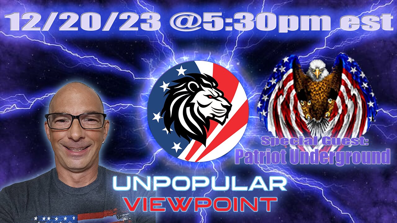 Special Guest: Dave of Patriot Underground