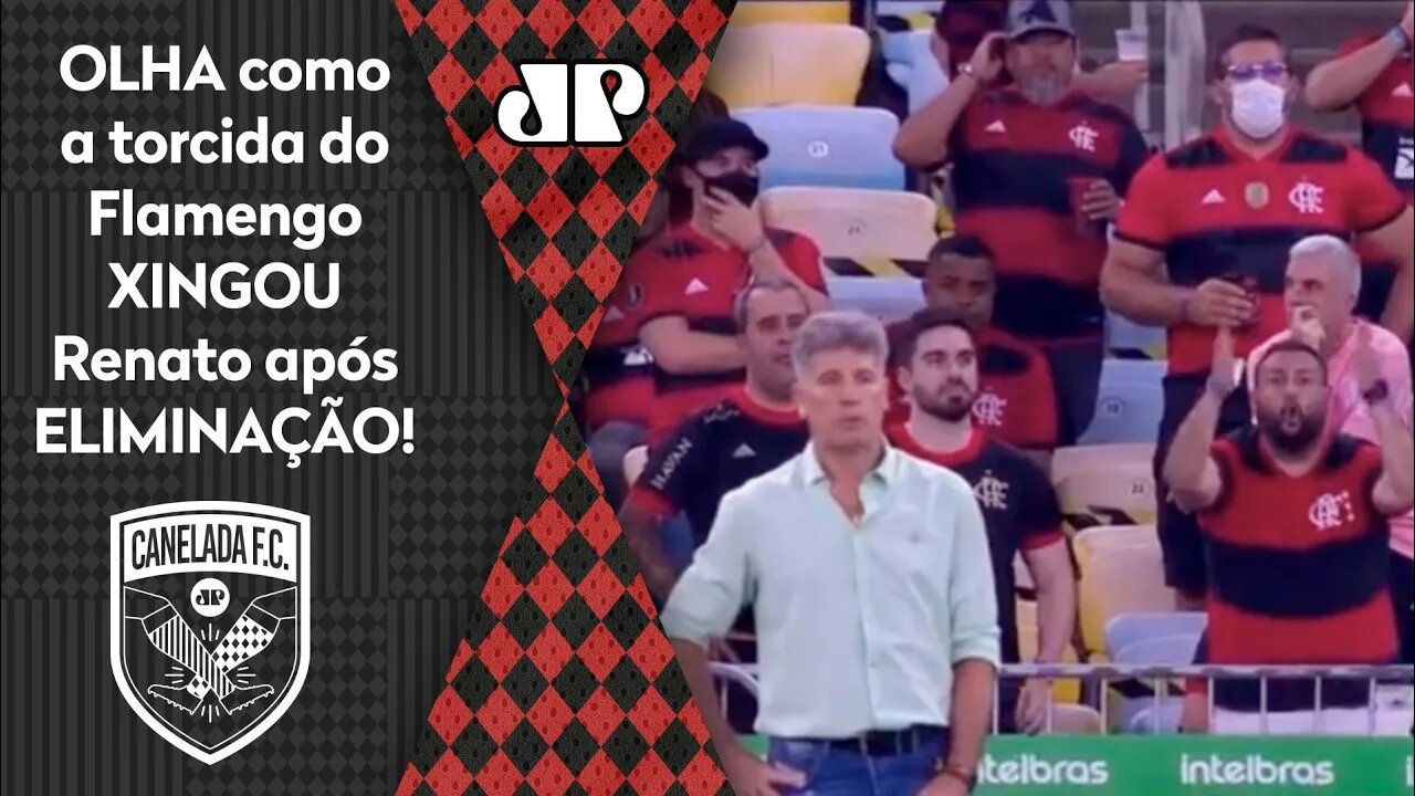 "EI, RENATO, VAI TOMAR NO C*!" OLHA como a torcida do Flamengo XINGOU após ELIMINAÇÃO pro Athletico!