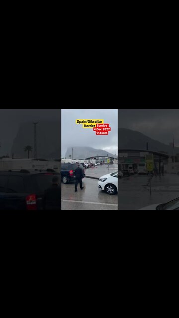 Spain/Gibraltar Border Crossing #shorts