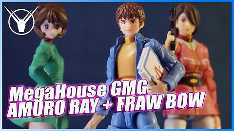 Amuro Ray and Fraw Bow Action Figure + Buggy [GMG MegaHouse]