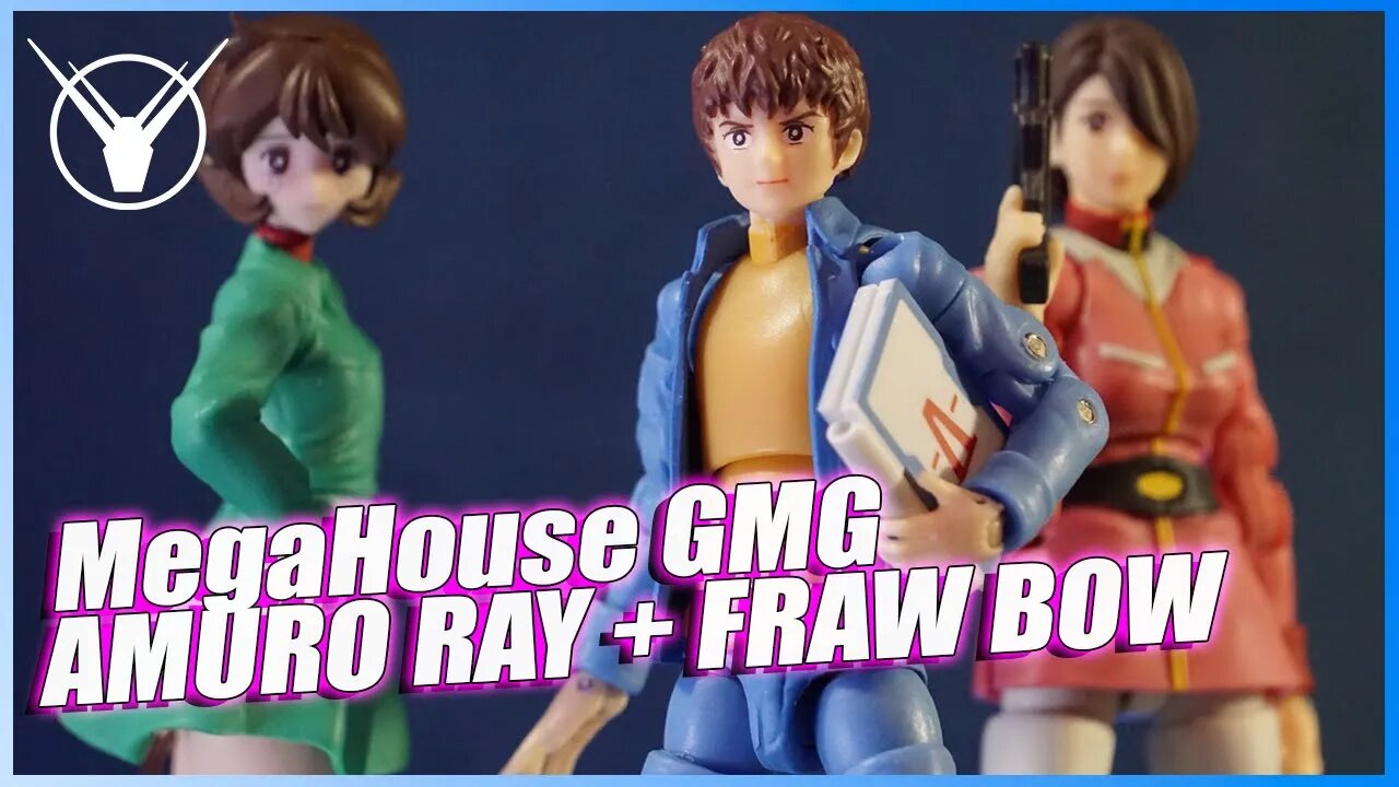 Amuro Ray and Fraw Bow Action Figure + Buggy [GMG MegaHouse]