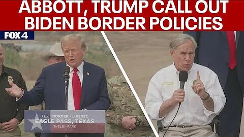 Trump Border Speech: Former president, Texas Gov. Abbott on immigration - FULL NEWS CONFERENCE