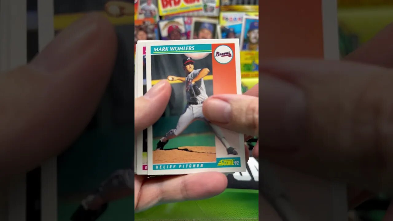 1992 Score Baseball Series 2 Pack #shorts