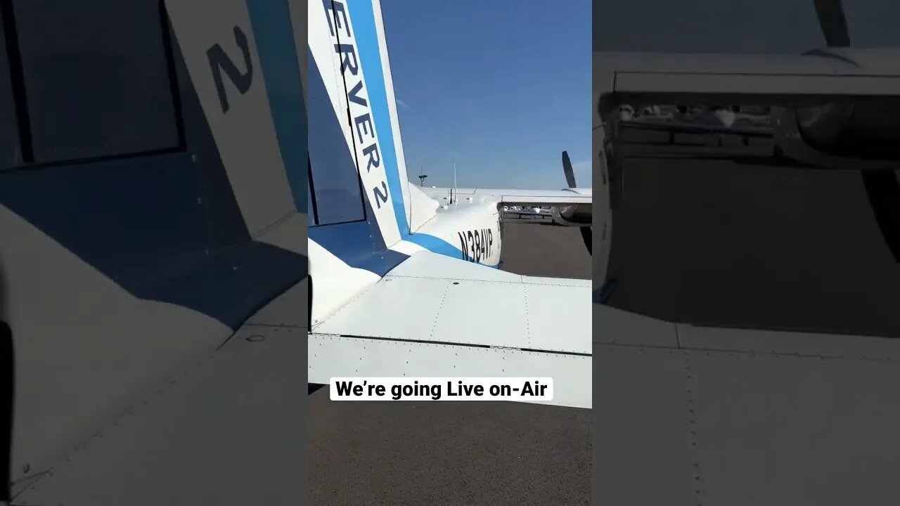 Showtime! Live TV Camera Plane. #Vulcanair #Lycoming #Engine #Driving