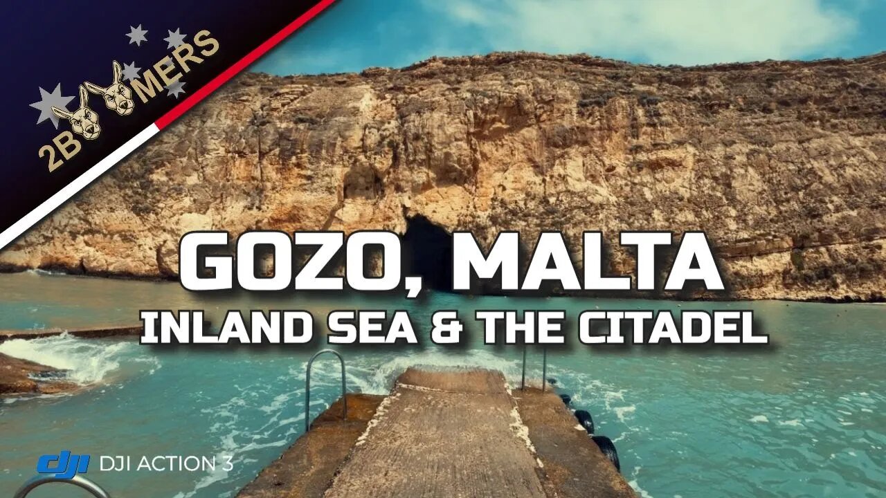 INLAND SEA AND THE CITADEL ON GOZO MALTA
