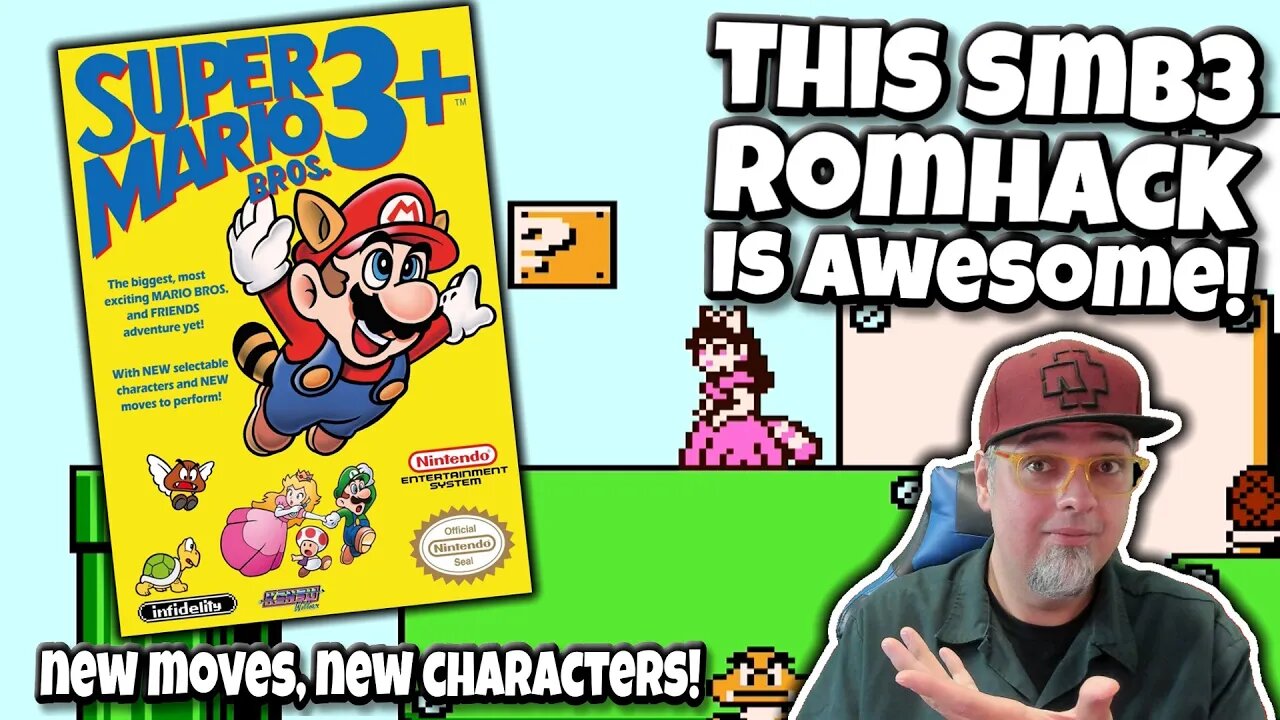 Play As Peach & Toad With NEW Moves In This NEW Super Mario Bros. 3 ROM HACK For The NES!