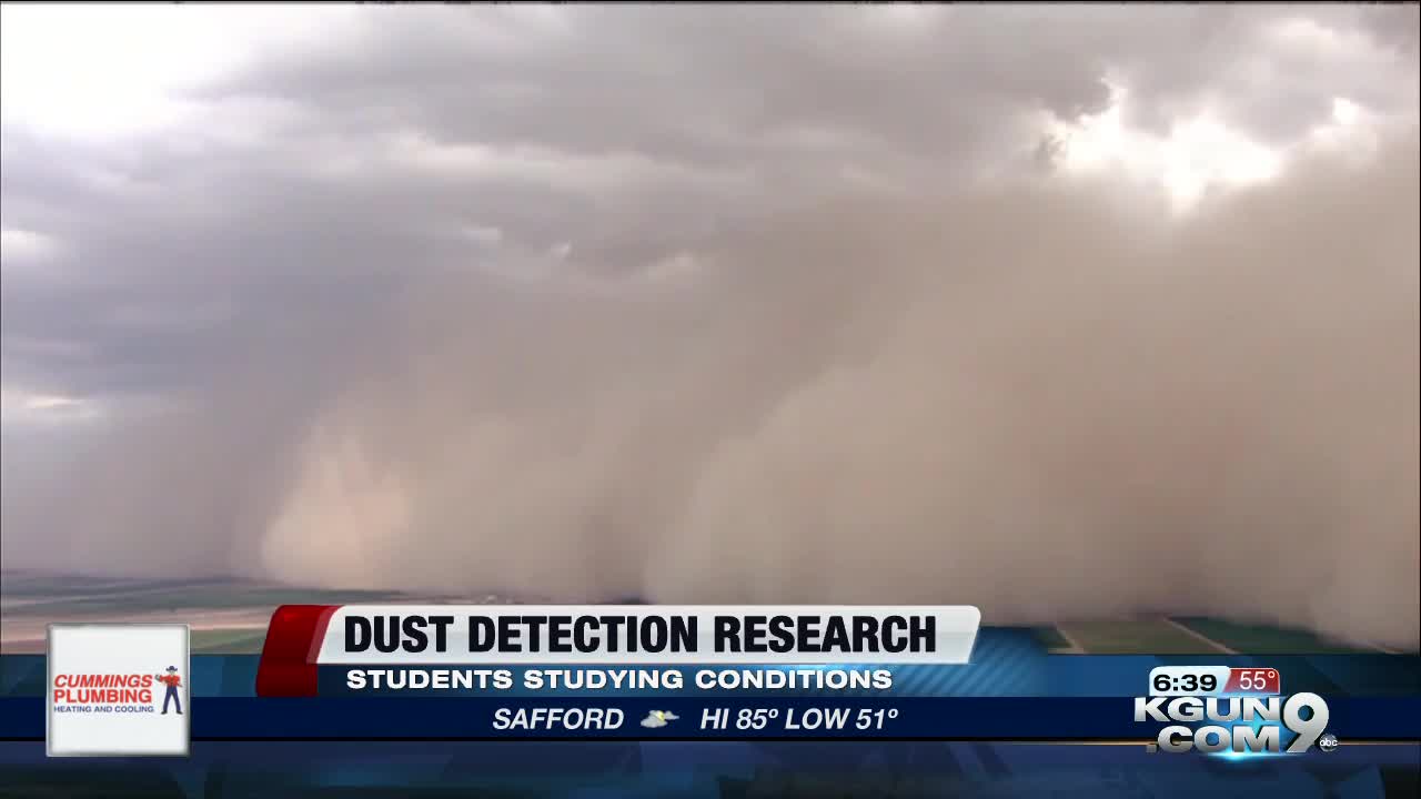 UA students working to enhance weather advisories with dust research