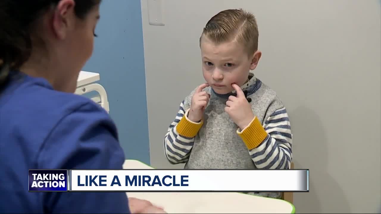 'It is just like a miracle.' Local therapy helps a non-verbal boy with autism speak