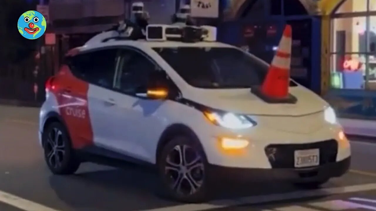 Car vs Cone 😂