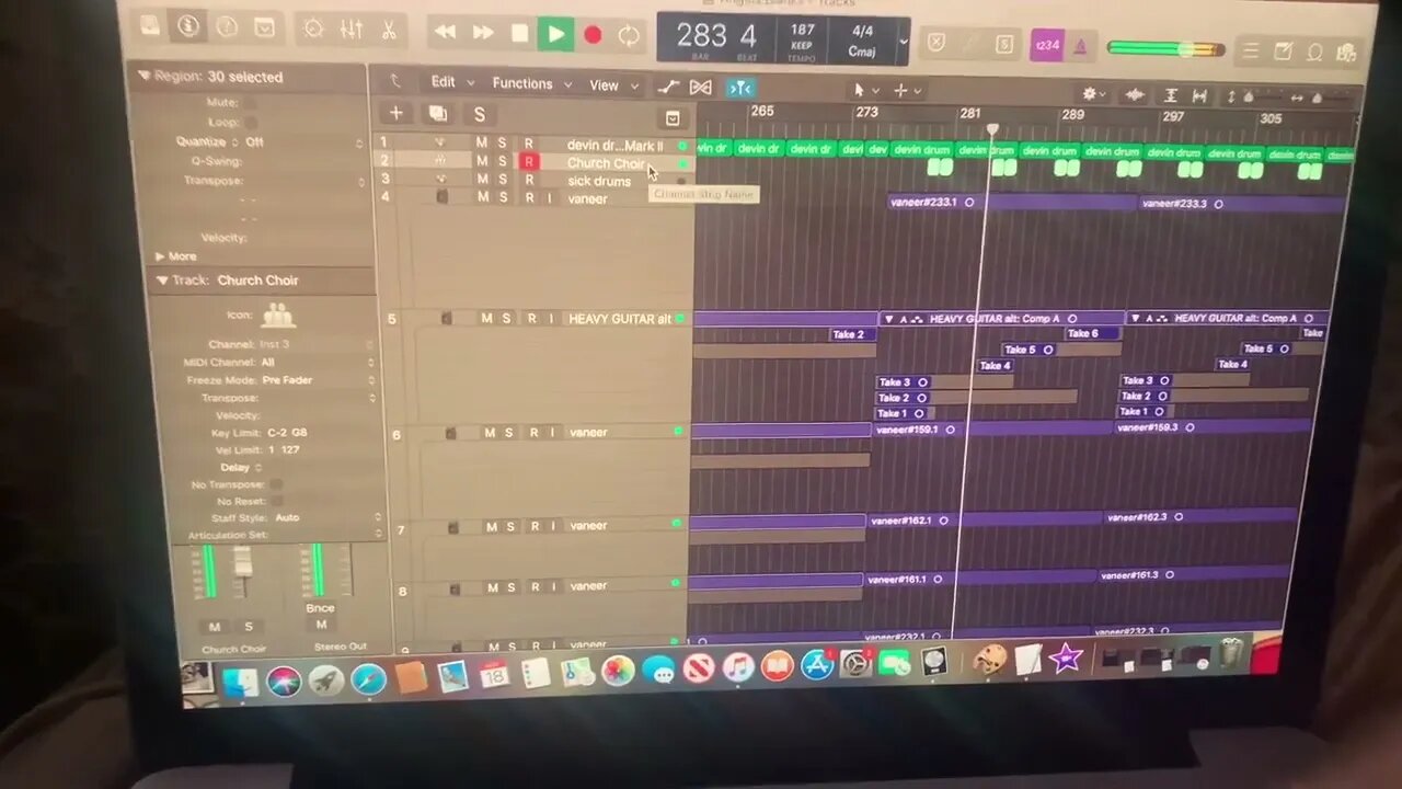 Adding choirs…(PRINCIPALITY Sample)