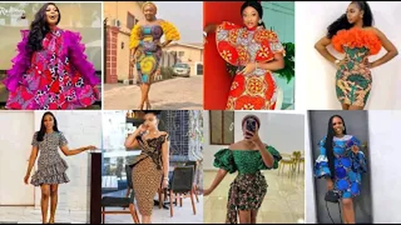 Classic Short Ankara Style Ideas For Beautiful Ladies