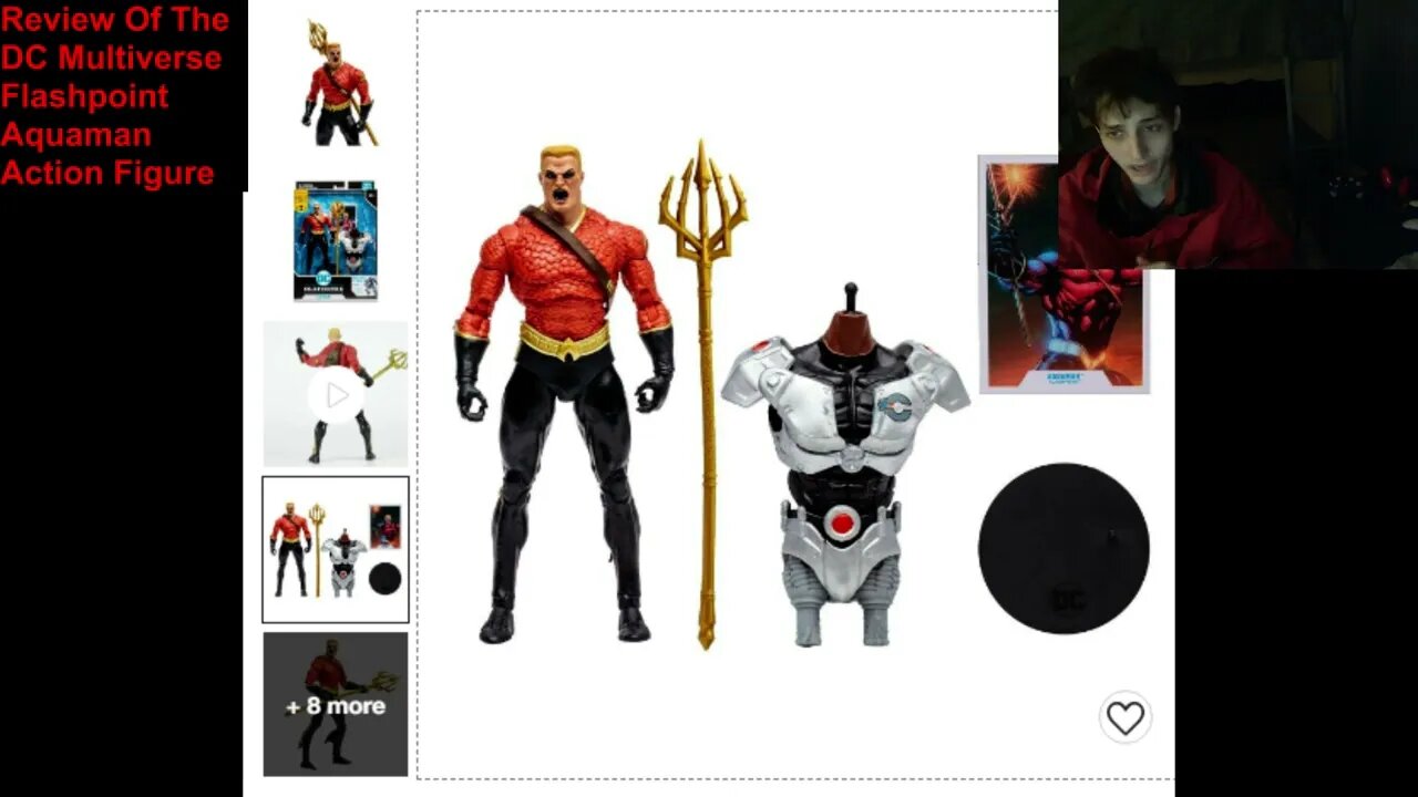 McFarlane Toys DC Multiverse Exclusive Gold Label Collection Flashpoint Aquaman Action Figure Review