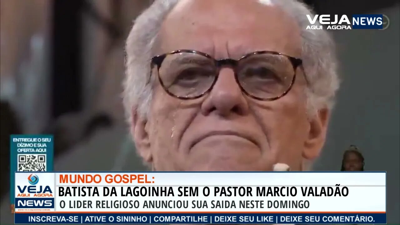 AS LÁGRIMAS, PASTOR MARCIO VALADÃO DEIXA O COMANDO DA IGREJA BATISTA DA LAGOINHA (PodIsto)