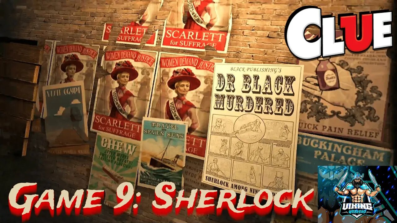 Clue Playthrough Game 9: Sherlock Holmes