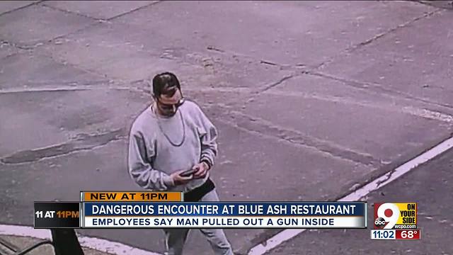 Dangerous encounter at Blue Ash restaurant